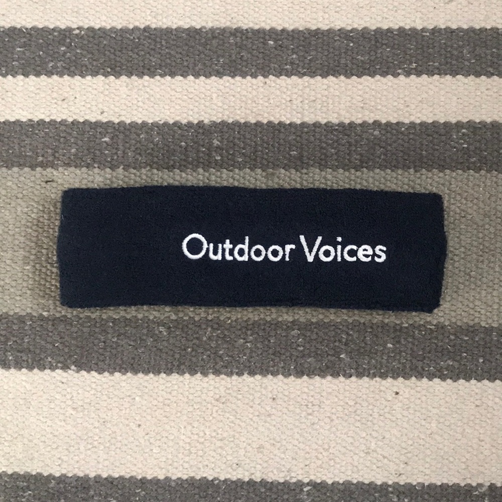 Outdoor Voices sweat band